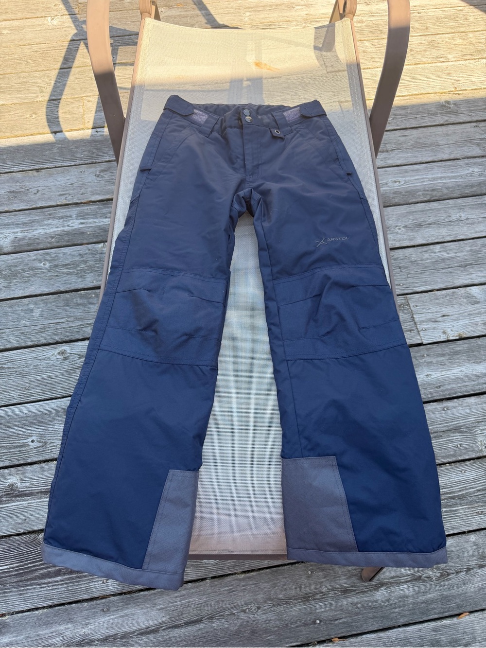 Arctix Kids Navy Insulated Snow Pants Ski Snowboard Winter Size 8K